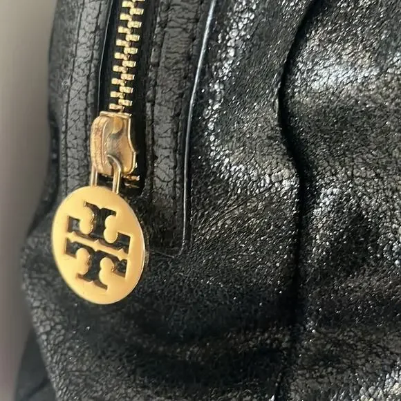 Vintage Tory Burch Metallic Leather Shimmer Bag - Picture 5 of 16